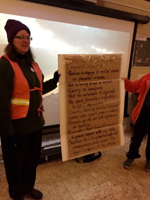 Ground Zero, pledge of nonviolence